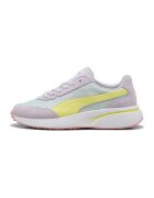 Puma Спортни обувки R78 Glance с велур - Жълт/Лилав/Ментово зелено
