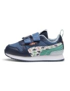 Puma Спортни обувки R78 с велкро - Тъмносин/Ментово зелено