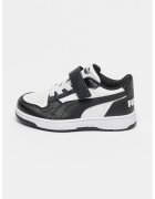 Puma Спортни обувки Reb-L AC+ PS от еко кожа с велкро - Бял/Черен