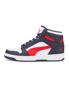 Puma Спортни обувки Rebound LayUp от еко кожа - Червен/Бял/Тъмносин