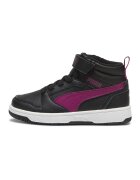 Puma Спортни обувки Rebound V6 Mid WTR AC+ PS от еко кожа - Черен/Виолетов