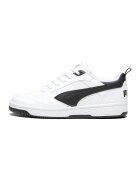 Puma Спортни обувки Rebound v6 от еко кожа - Черен/Мръснобял