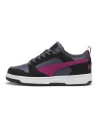 Puma Спортни обувки Rebound V6 от еко кожа - Черен/Въглен сиво/Лавандула