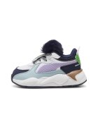 Puma Спортни обувки RS-X Trolls с еко пух - Бял/Ледено синьо/Тъмносин