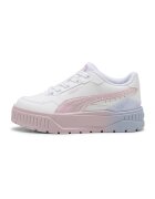 Puma Спортни обувки с равна платформа - Бял/Розово