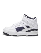 Puma Спортни обувки Slipstream от кожа с велур - Бял/Тъмносин