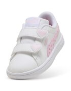 Puma Спортни обувки Smash 3.0 Hearty от еко кожа с велкро Бял/Светлорозов