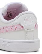 Puma Спортни обувки Smash 3.0 Hearty от еко кожа с велкро Бял/Светлорозов