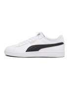 Puma Спортни обувки Smash 3.0 от еко кожа и кожа - Бял/Черен
