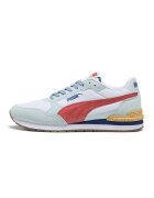 Puma Спортни обувки ST Runner с лого - Бял/Ментово зелено