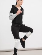 Puma Спортно худи DryCell Черен/Сив меланж/Бял