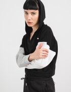 Puma Спортно худи DryCell Черен/Сив меланж/Бял