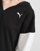 Puma Спортно худи DryCell Черен/Сив меланж/Бял