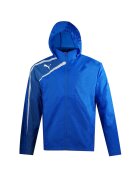 Puma Спортно яке за деца 653593-02 Найлон Синьо/Бяло