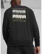Puma Суитшърт Classics Brand Love с овално деколте - Бял/Черен