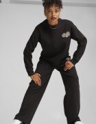 Puma Суитшърт Essentials+ Class Act с паднали ръкави Бял/Златист/Черен