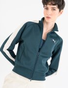 Puma Суитшърт T7 Always On с цип Тъмнозелен/Крем