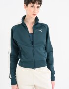 Puma Суитшърт T7 Always On с цип Тъмнозелен/Крем