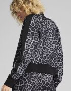 Puma Суитшърт T7 Leo Luxe с цип Черен/Сив