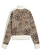 Puma Суитшърт T7 Leo Luxe с цип Тъмнокафяв/Светло бежово