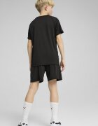 Puma Тениска и къс панталон Черен/Tъмносив
