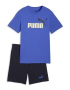 Puma Тениска с лого и къс панталон - 2 части Ултрамарин синьо/Кралско Синьо