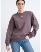 Puma Уголемен суитшърт Essentials с паднали ръкави - Бледа лила