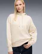 Puma Уголемено худи с плоха на гърба Крем