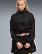 Puma Уголемено яке Dare To с цип и регулиращ се подгъв Черен