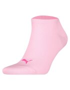 Puma Унисекс чорапи до глезена с лога - 3 чифта Бял/Розово