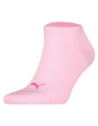 Puma Унисекс чорапи до глезена с лога - 3 чифта Бял/Розово