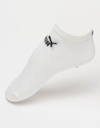 Puma Унисекс чорапи до глезена с лого - 3 чифта Бял/Черен