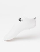 Puma Унисекс чорапи до глезена с лого - 3 чифта Бял/Черен/Сив меланж