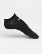 Puma Унисекс чорапи до глезена с лого - 3 чифта Черен/Мръснобял
