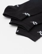 Puma Унисекс чорапи до глезена с лого - 3 чифта Черен/Мръснобял