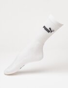 Puma Унисекс дълги чорапи с лого - 3 чифта Бял/Черен/Сив меланж