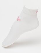 Puma Унисекс къси чорапи с памук с лого - 3 чифта Бял/Пастелнорозов/Бледо розово
