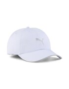 Puma Унисекс шапка за бягане с извита козирка Бял