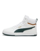 Puma Унисекс спортни обувки Caven 2.0 от еко кожа - Бял/Бледозелен
