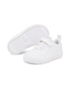 Puma Унисекс спортни обувки Rickie AC+ от еко кожа с велкро Бял