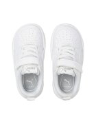 Puma Унисекс спортни обувки Rickie AC+ от еко кожа с велкро Бял