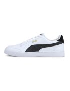 Puma Унисекс спортни обувки Shuffle от еко кожа - Бял/Златист/Черен