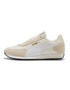 Puma Унисекс спортни обувки St Miler Rise с велур и мрежа - Бял/Светло бежово