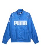 Puma Унисекс уголемено яке с лого Кралско Синьо/Бял