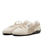 Puma Велурени пантофки Speedcat с лого Мръснобял