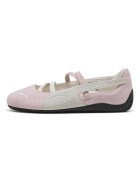 Puma Велурени пантофки Speedcat с лого Пастелнорозов/Светло бежово