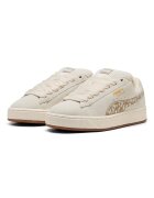 Puma Велурени спортни обувки Suede XL с животинска шарка Слонова кост/Светлокафяв