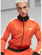 Puma Яке T7 Forward History Track с джобове с цип - Бял/Черен/Оранжев
