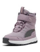Puma Зимни боти Evolve AC+ с велкро Бледа лила/Tъмносив