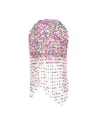 Pursehuit Аксесоар за коса - сребрист - с розови и зелени мъниста - Andersine C23